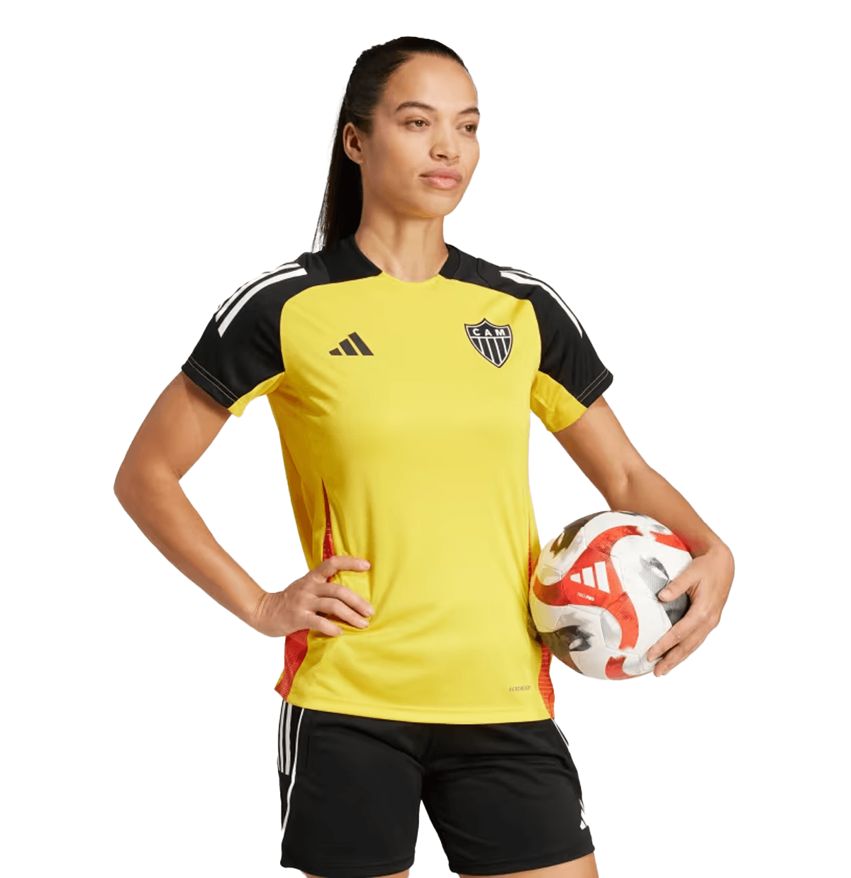 Camisa Feminina Adidas Atlético Mineiro - Treino Atleta 2025