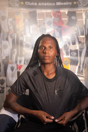 Camisa Feminina Atlético Mineiro All Black 2025 – Legado Alvinegro